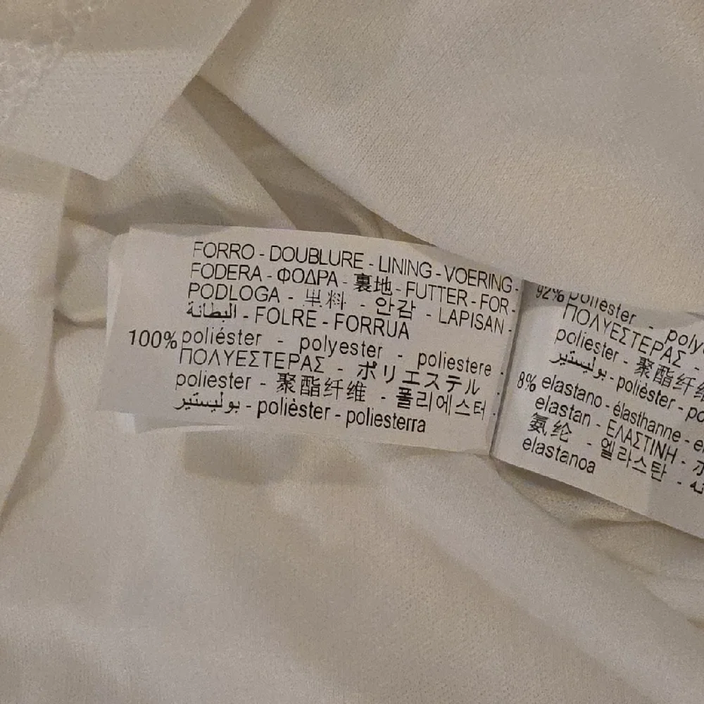 Zara women’s sporty White Mini Dress with center zipper. Size S new with tags - Picture 8 of 9